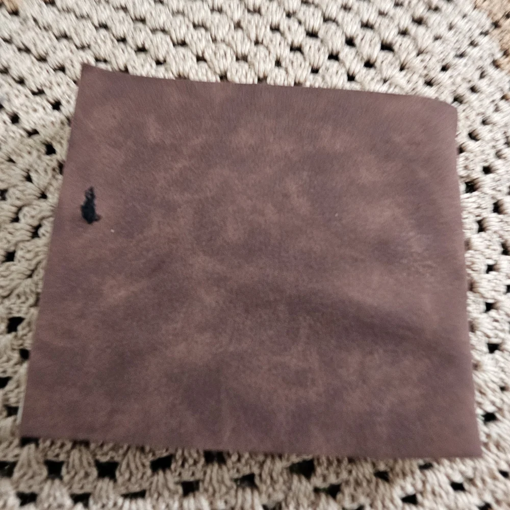 Brown Pleather Journal with Gold Button - Picture 3 of 4